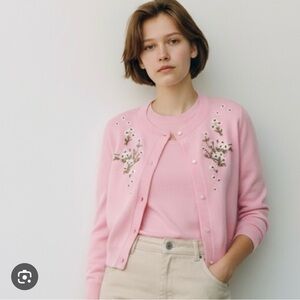 Hill House Pink Floral Women's Cardigan